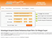 Tablet Screenshot of catania-autonoleggio.com